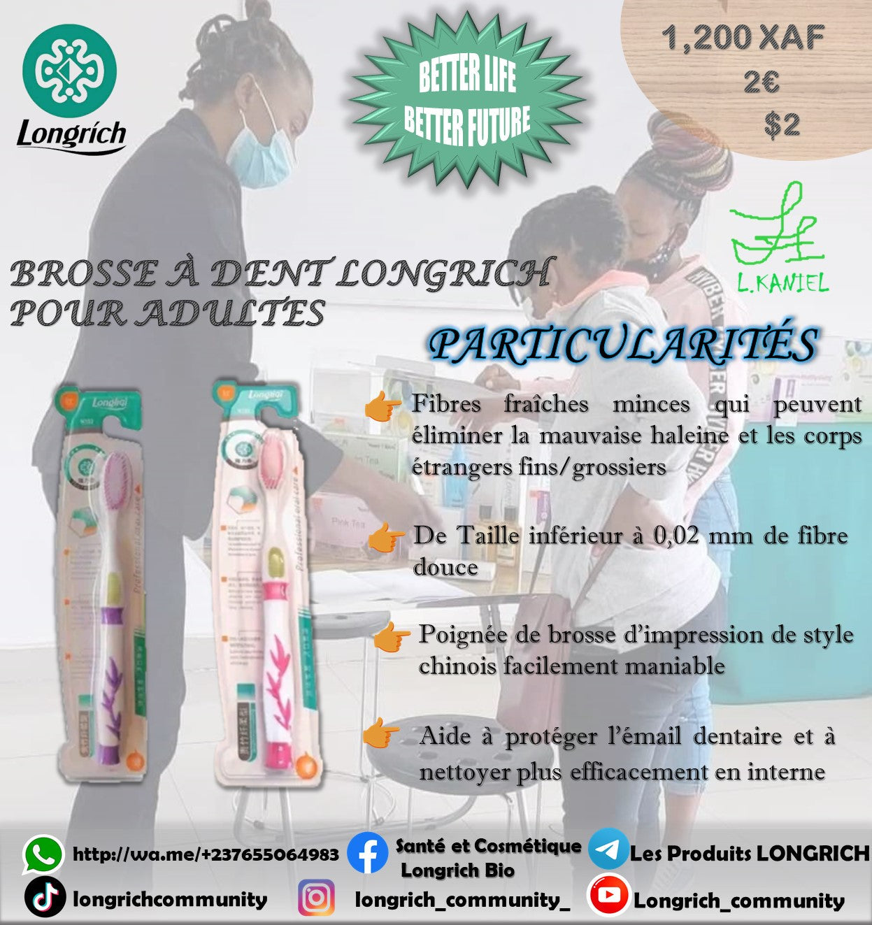 Soins Buccaux-Dentaires à base d’Artemisine Gamme Longrích