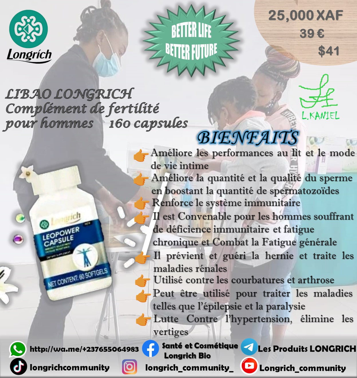Impuissance sexuelle, Faiblesse sexuelle Traitement Longrích